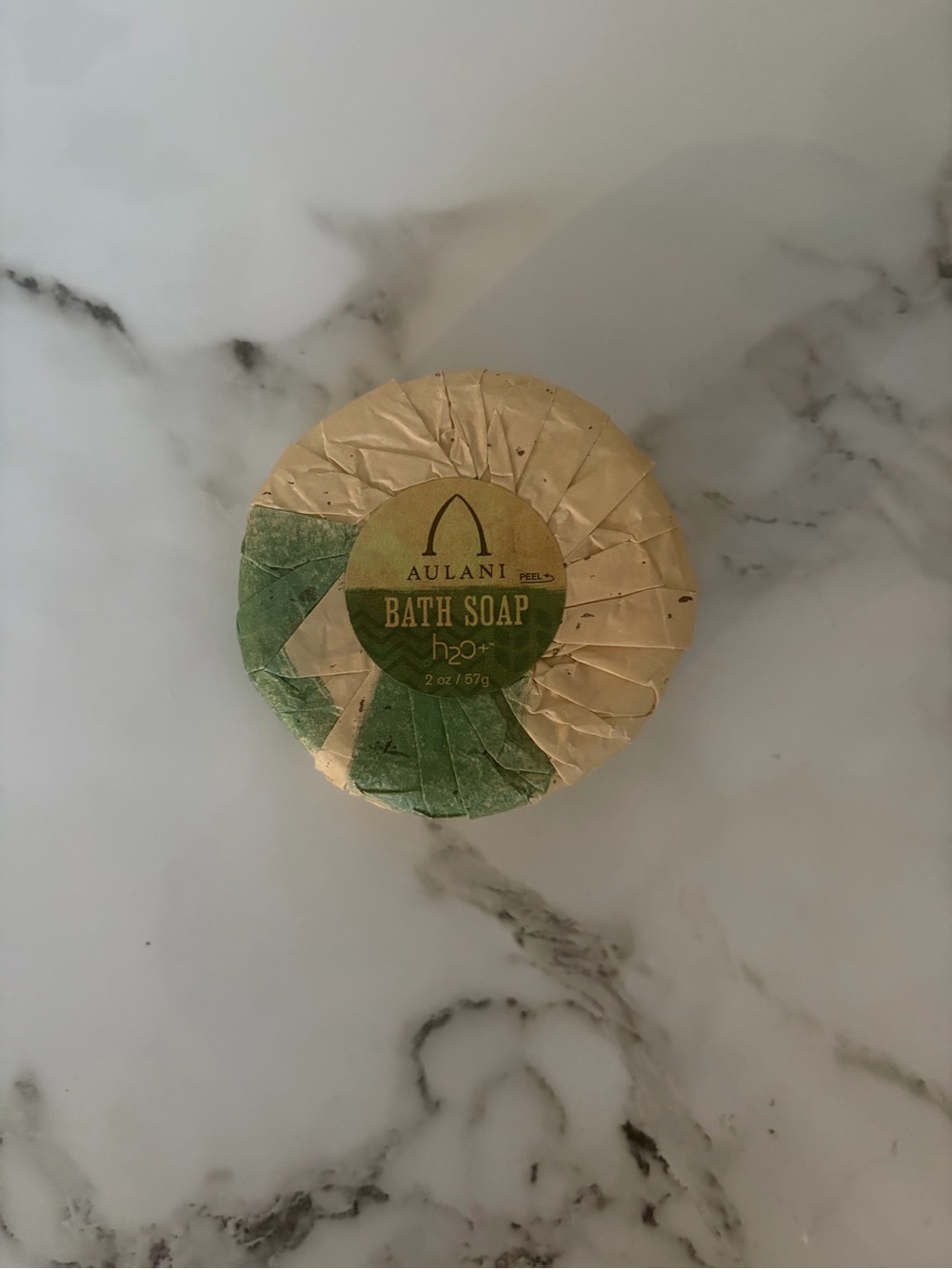 Disney Bath Soap - Green & Gold Wrapped Round Bar